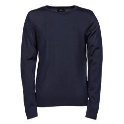 Męski sweter z okrągłym dekoltem