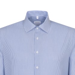 Men´s Shirt 2 Shaped Check/Stripes Long Sleeve