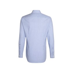Koszula męska Slim Fit w kratę/paski z długim rękawem
