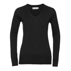 Damski pulower z dekoltem V-Neck