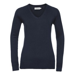 Damski pulower z dekoltem V-Neck
