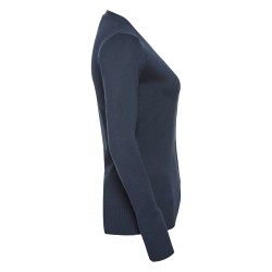 Damski sweter z dekoltem w...