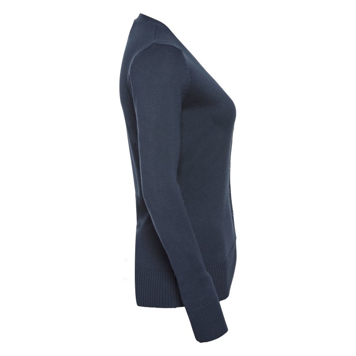 Damski sweter z dekoltem w serek