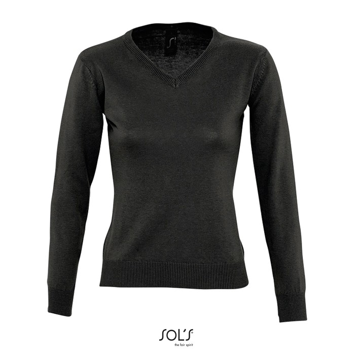 Damski Sweter z Dekoltem w Szpic Galaxy