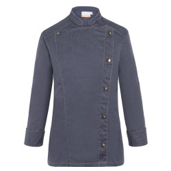 Damska Kurtka Kucharska w Stylu Jeans
