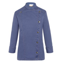 Damska Kurtka Kucharska w Stylu Jeans