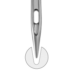 Needles 65 With Half Round...